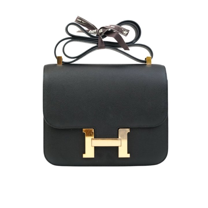 【HERMES】Constance slim Black Gold【新古品・新品未使用】 Hermès Black Epsom Constance Slim Wallet Gold Hardware, 2023