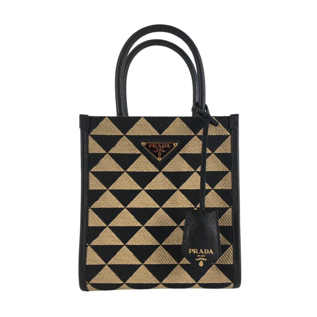 【関税込み】PRADA Symbole mini jacquard tote bag 2色 関税込み】PRADA Symbole mini jacquard tote bag 2色