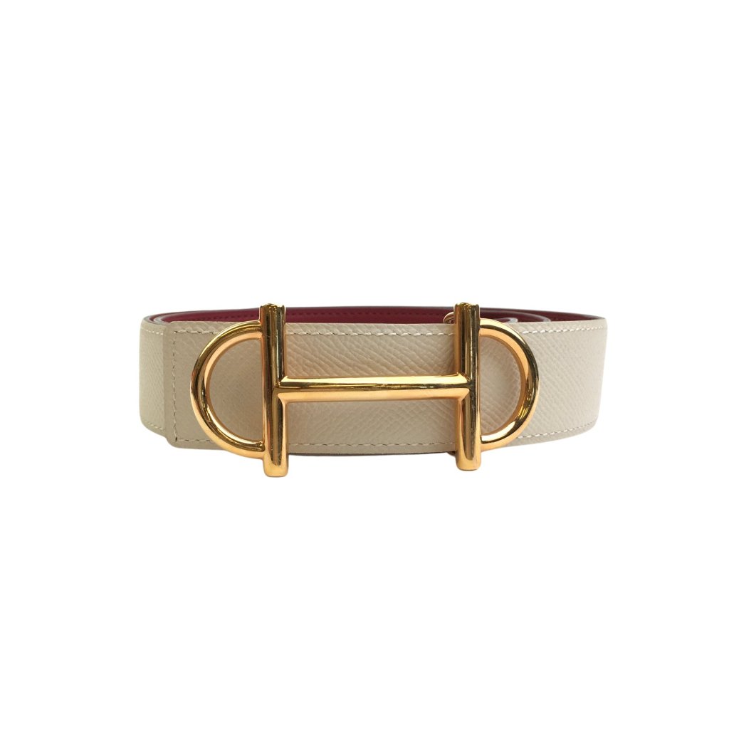 Hermes Reversible  32mm Gamma Belt Ancre belt buckle & Reversible leather strap 32 mm | Hermès  main image 2