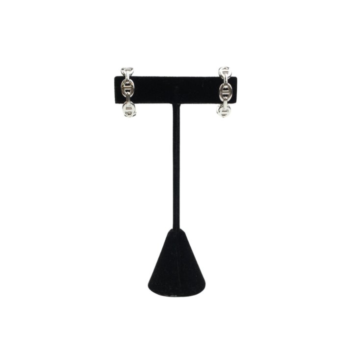 Hermes Chaine D'Ancre Enchainée Ear Climber Earrings - Luxe