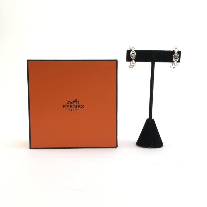 Hermes Chaine D'Ancre Enchainée Ear Climber Earrings - Luxe