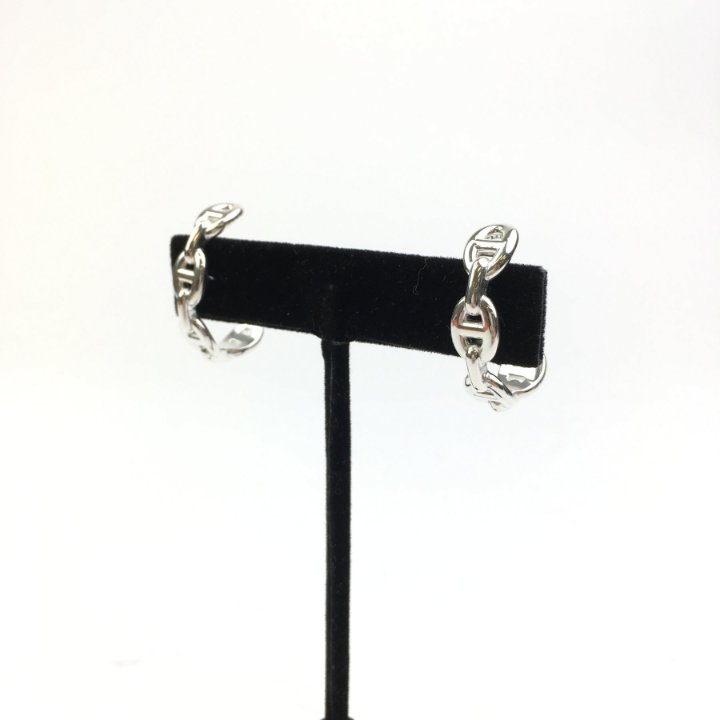 Hermes☆Chaine d'ancre Enchainee ear climber earringsパリ発 Chaine d'ancre Enchainee single ear climber earring | Hermès