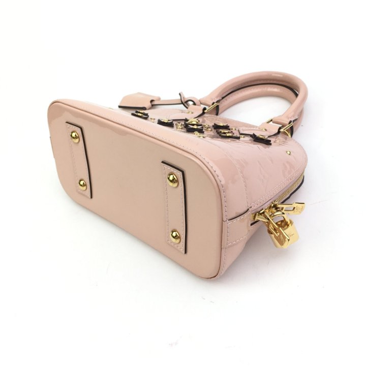 Louis Vuitton Monogram Vernis Flowers Alma BB - Luxe Du Jour