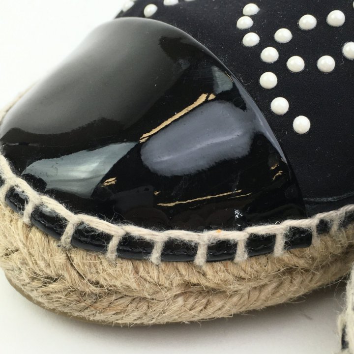 Chanel Pearl Espadrilles Sz 36 - Luxe Du Jour
