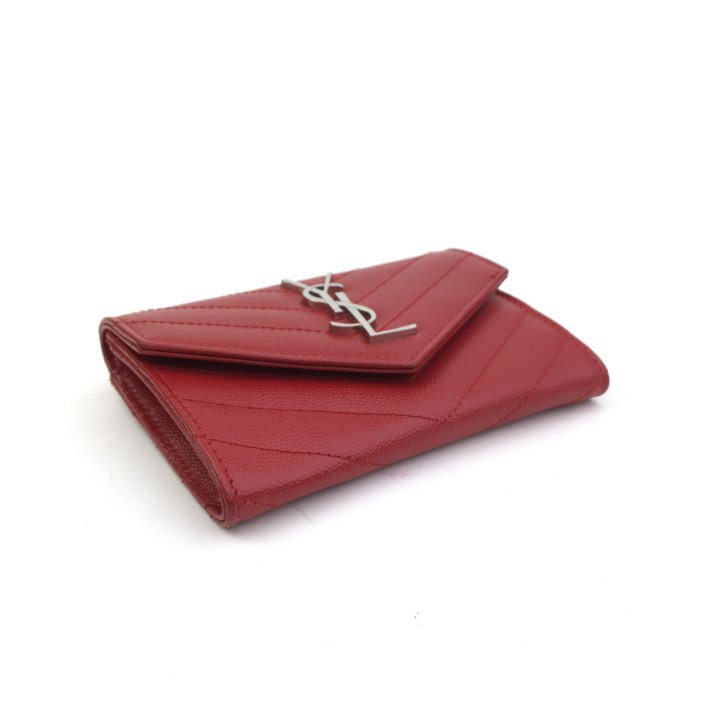 Saint Laurent 'Envelop’ wallet Saint Laurent YSL Small Envelope Quilted Wallet | Neiman Marcus