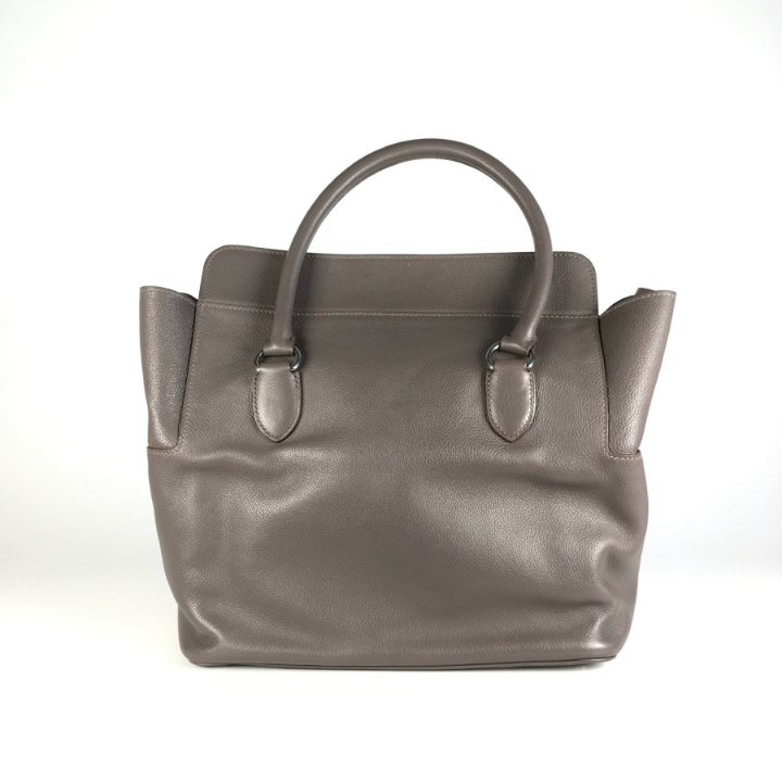 Hermes Toolbox ツールボックス 26 STAMP T【ランク：AB】 Hermès Toolbox 26 Swift Black Silver Metal Fittings □R