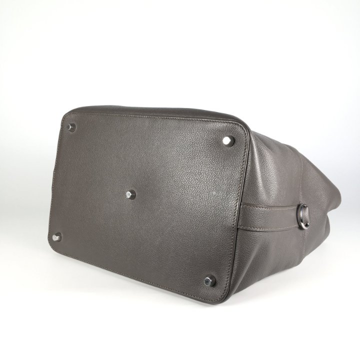 HERMES 使用感有り Hermès Toolbox 26 Verso Swift Bleu Zanzibar/Malachite | SACLÀB