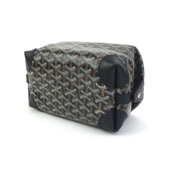 希少品◆GOYARD◆ゴヤール Boeing 25 Toilet Bag Black バッグ Goyard Black Boeing 25 Toilet Bag - SAVIC