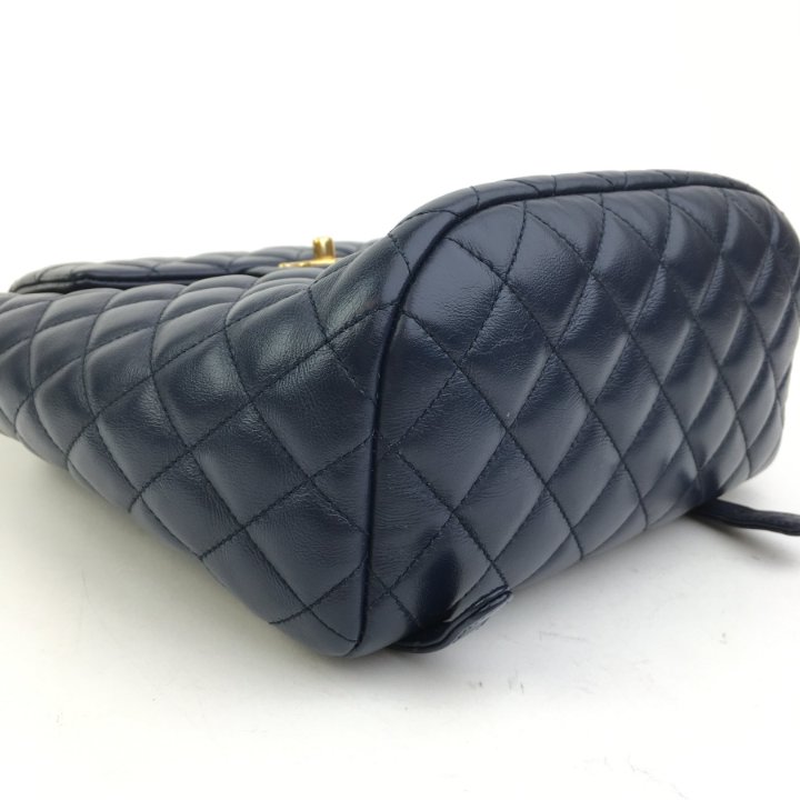 CHANEL URBAN SPIRIT カーフスキン バックパック【ランクA】 Chanel Small Urban Spirit Backpack 17K Black Quilted