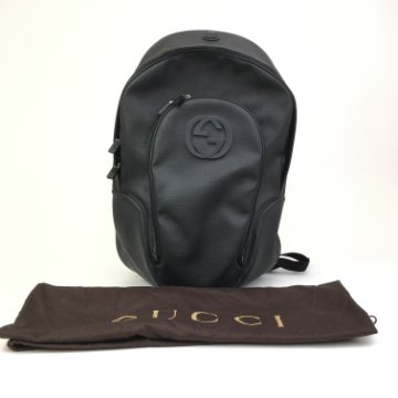 GUCCI レザーバックパック ブラック ジャンボ GG ラージ バックパックブラック レザー | GUCCI公式