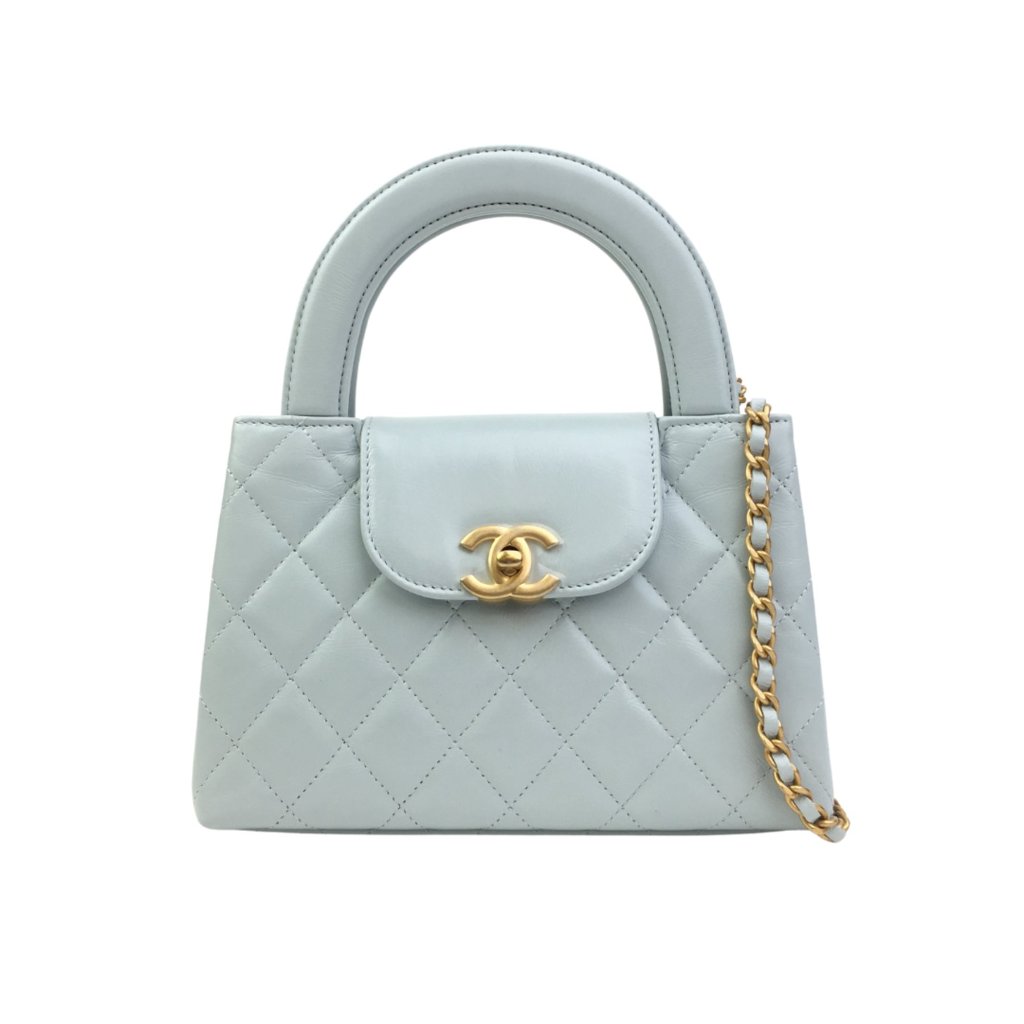 ◆メタリック♪◆CHANEL kelly ミニ チェーン クラッチ バッグ 可愛く上品に♪】CHANEL Kelly チェーン クラッチバッグ ミニ