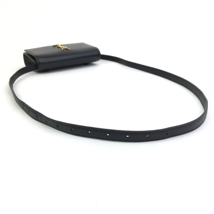 【送料&関税込】Saint Laurent Ysl Belt Saint Laurent 80cm Leather Belt