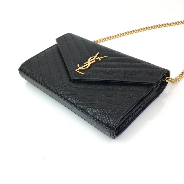 Saint Laurent (YSL) Classic Cassandre Wallet On Chain (WOC