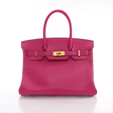 Hermes Rose Shocking Chèvre Mysore Birkin 30