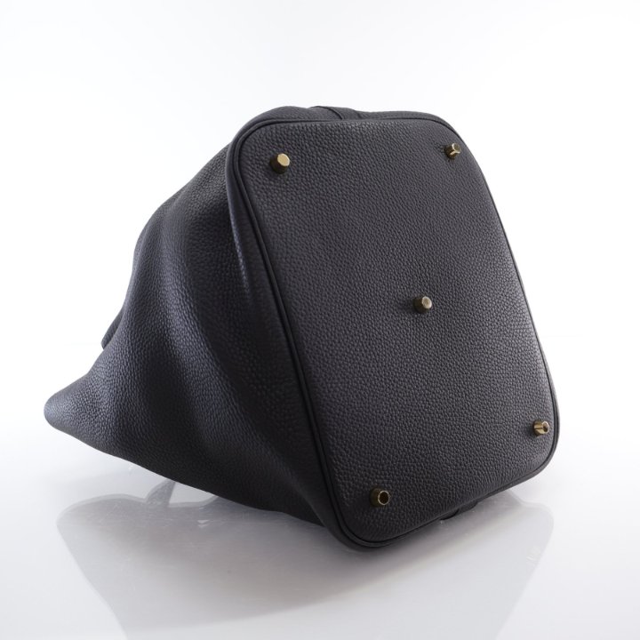 Hermes Picotin 26 Black Togo GHW - Luxe Du Jour