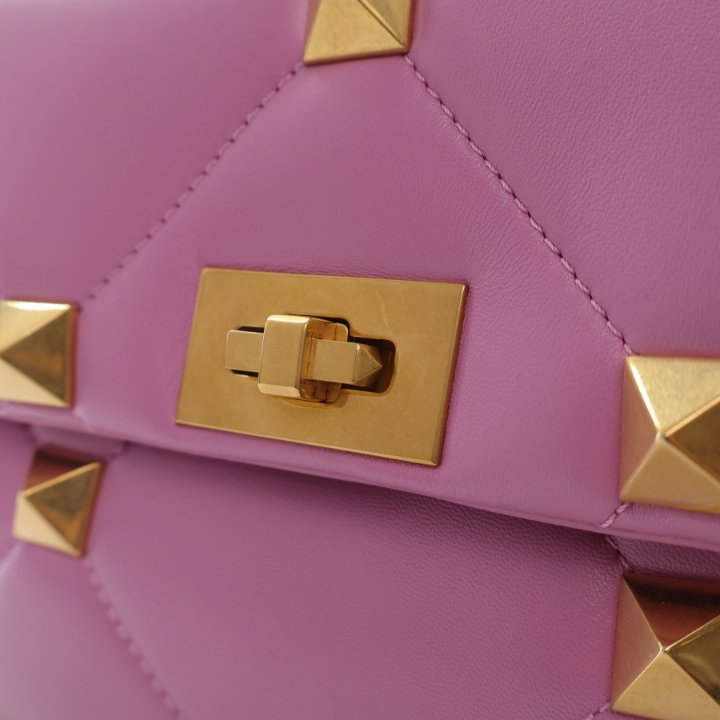 ハンドバッグ VALENTINO ROMAN STUD SMALL BAG VALENTINO SMALL ROMAN STUD SHOULDER BAG WITH SPARKLING