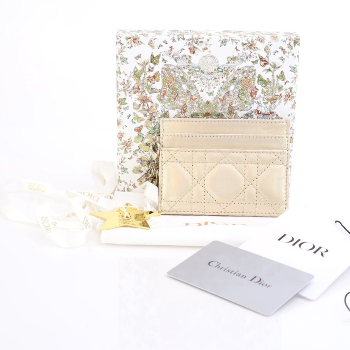 Dior Lady Dior Freesia Cardholder - Luxe Du Jour