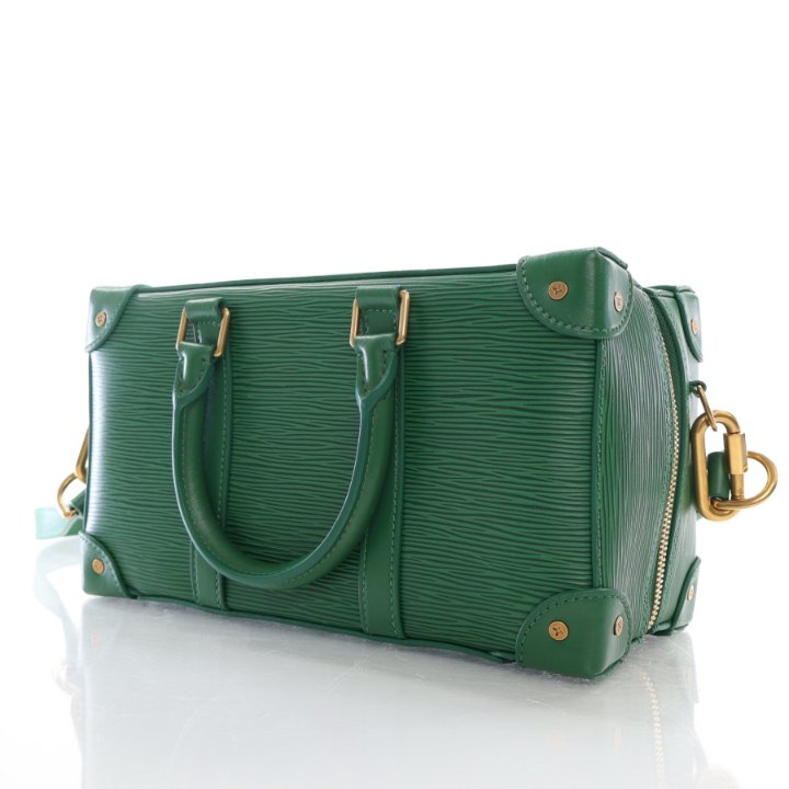Louis Vuitton Box Bag Green Epi Leather GHW - Luxe Du Jour