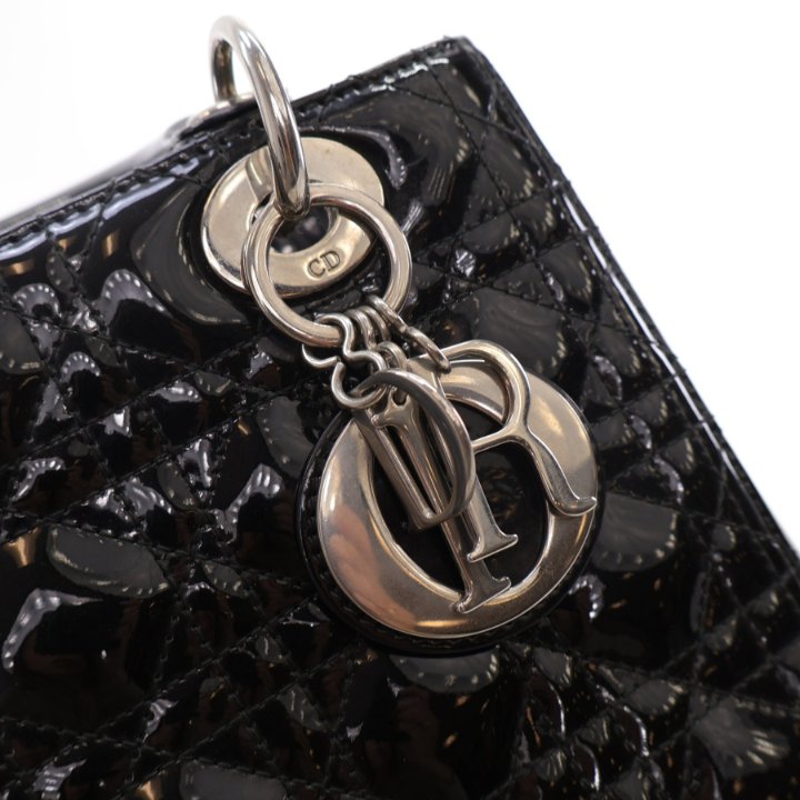Christian Dior LadyDiorブラック iPhone14Pro クリスチャンディオールLADY DIOR IPHONE 14 PROケース