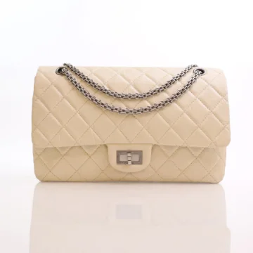 Chanel Beige Aged Calfskin Reissue 227