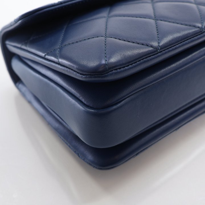 Chanel Trendy CC Small Blue Lambskin - Luxe Bag Rental