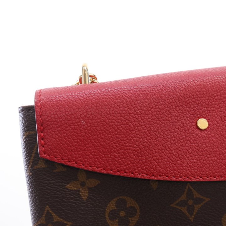 LOUIS VUITTON◆クラヴァット・LVスロープ8CM_RED/シルク/RED/メンズ