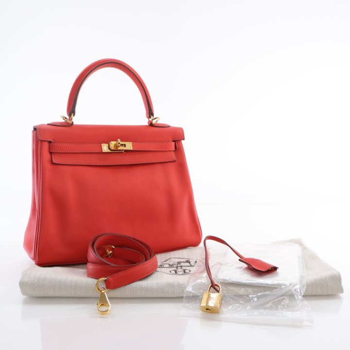 HERMÈS レッド ペンホルダー 箱付き レッド（赤）系 HERMES(エルメス) ペンケース(ライフスタイル