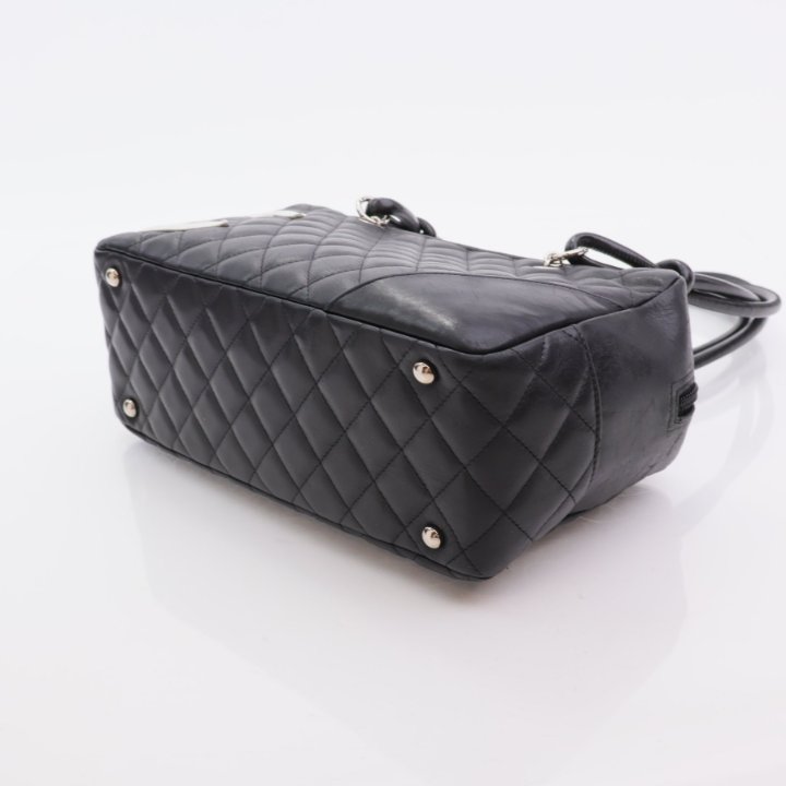 Chanel Cambon Shoulder Bag Black Lambskin - Luxe Du Jour