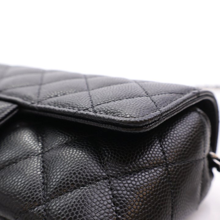 Chanel Sunglasses Case With Chain Black Caviar - Luxe Du Jour