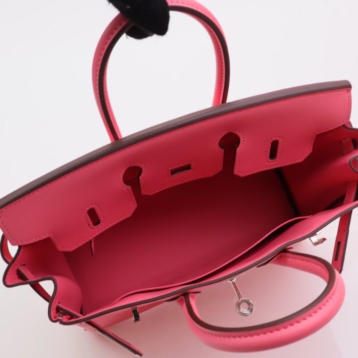 Hermes Birkin 25 Rose Azalee Swift - Luxe Du Jour