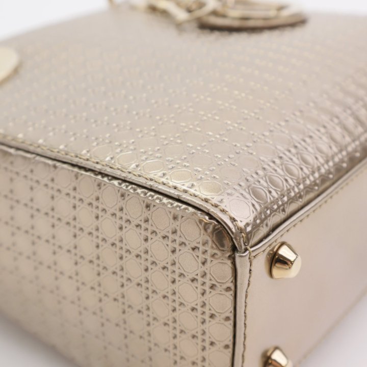 Dior Lady Dior Mini gold - Luxe Du Jour