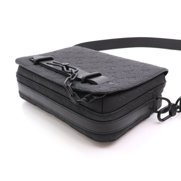 ショルダーバッグ LOUIS VUITTON Steamer Messenger Louis Vuitton LV Steamer messenger new Black Cloth ref