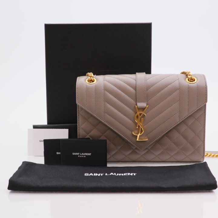 Saint Laurent (YSL) Medium Cassandra Envelope Bag Luxe Du Jour