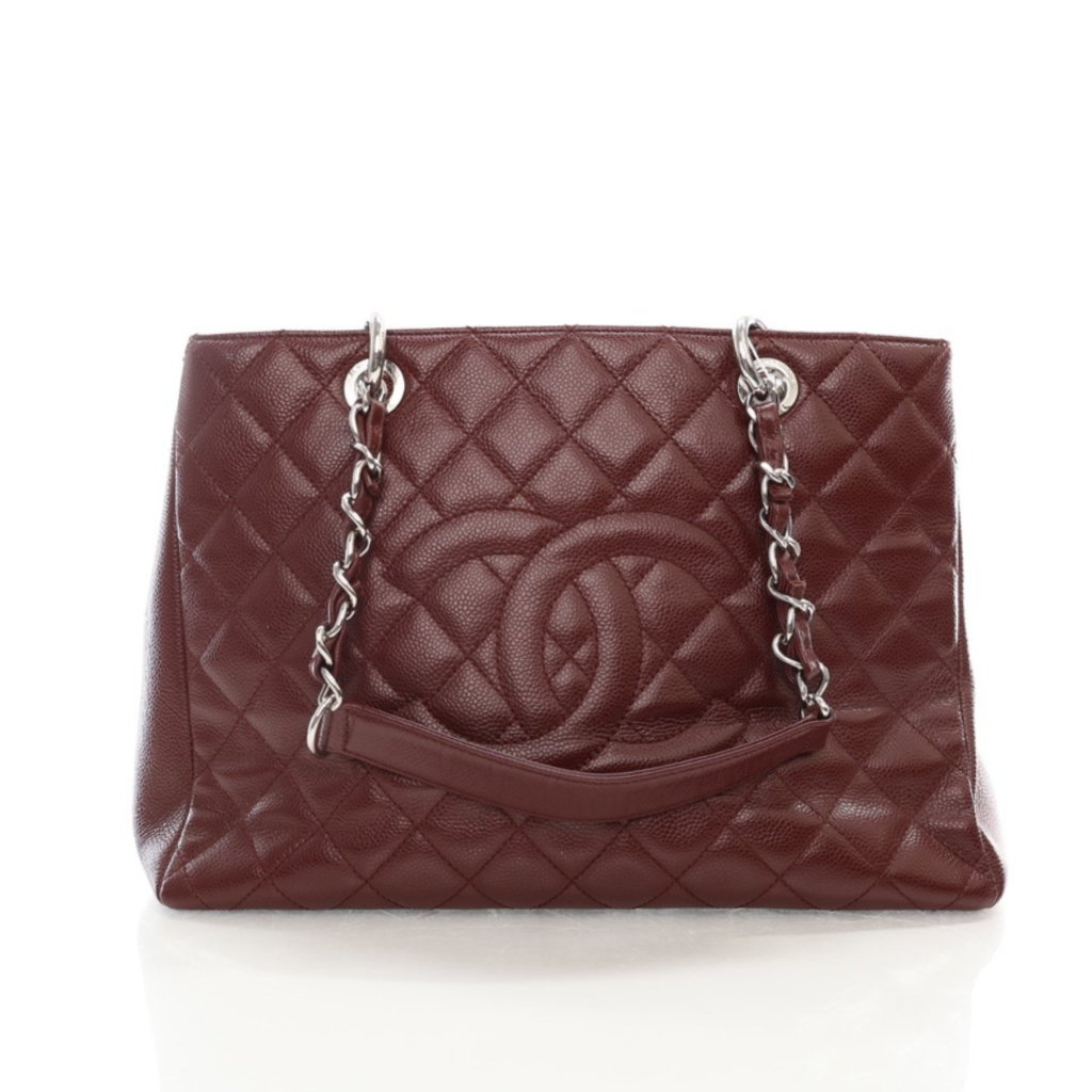 Chanel GST Tote Burgundy Caviar Tote Bag Luxe Du Jour - Main Image