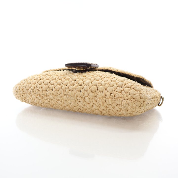 Fendi Raffia Baguette - Luxe Du Jour