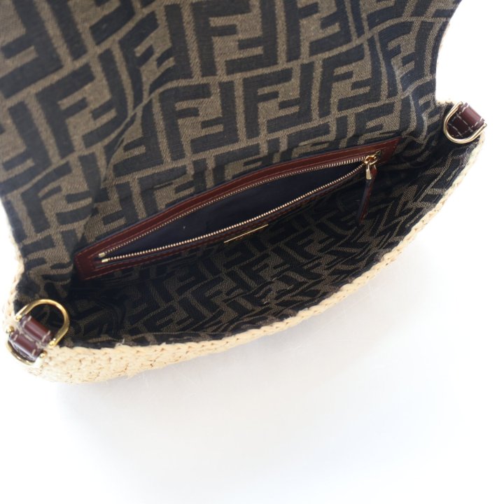 Fendi Raffia Baguette - Luxe Du Jour