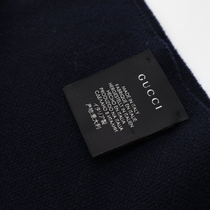 Gucci Striped Bee Scarf - Luxe Du Jour