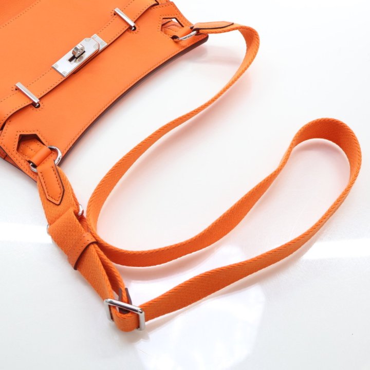 Hermes Jypsiere Mini Orange Feu Swift - Luxe Du Jour