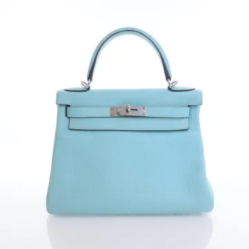 Hermes Bleu Atoll Kelly 28