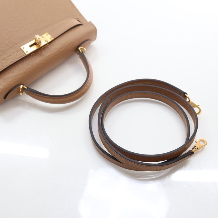 Hermes Mini Kelly Chai Epsom - Luxe Du Jour