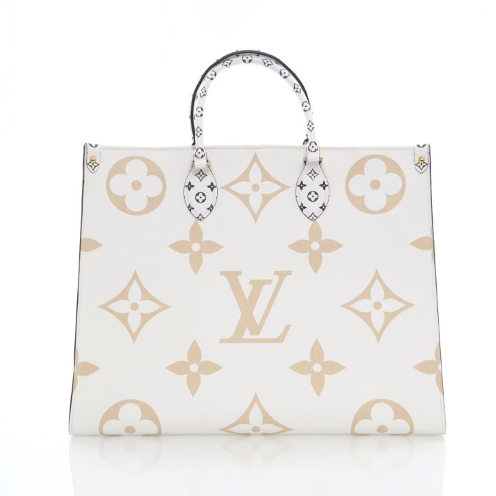 LOUIS VUITTON オンザゴー GM OnTheGo GM Bicolor Monogram Empreinte Leather - Women