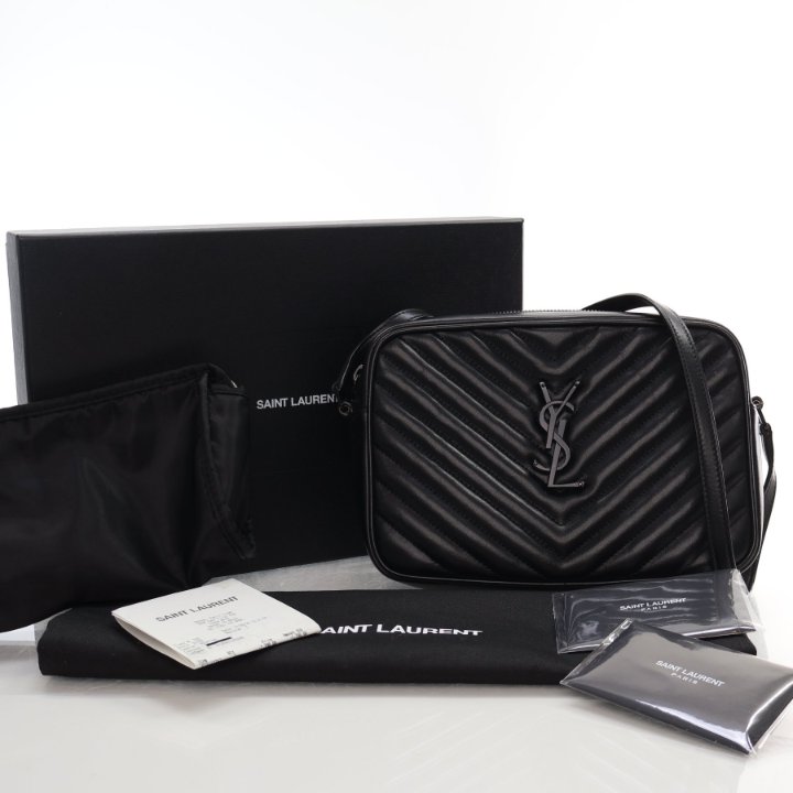 LOULOU レザー ミディアム バッグ LOULOU ミディアム（マテラッセラムスキン） | Saint Laurent