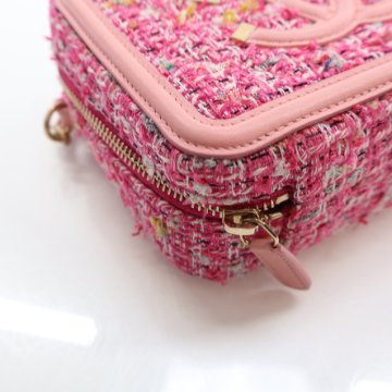 CHANEL 2003年頃製 キャビアスキンCCマークミニボストンバッグ