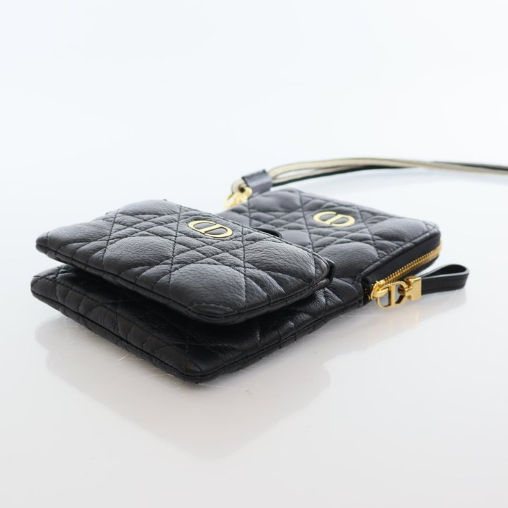 Dior Calfskin Cannage Caro Multifunction Pouch Luxe Du Jour