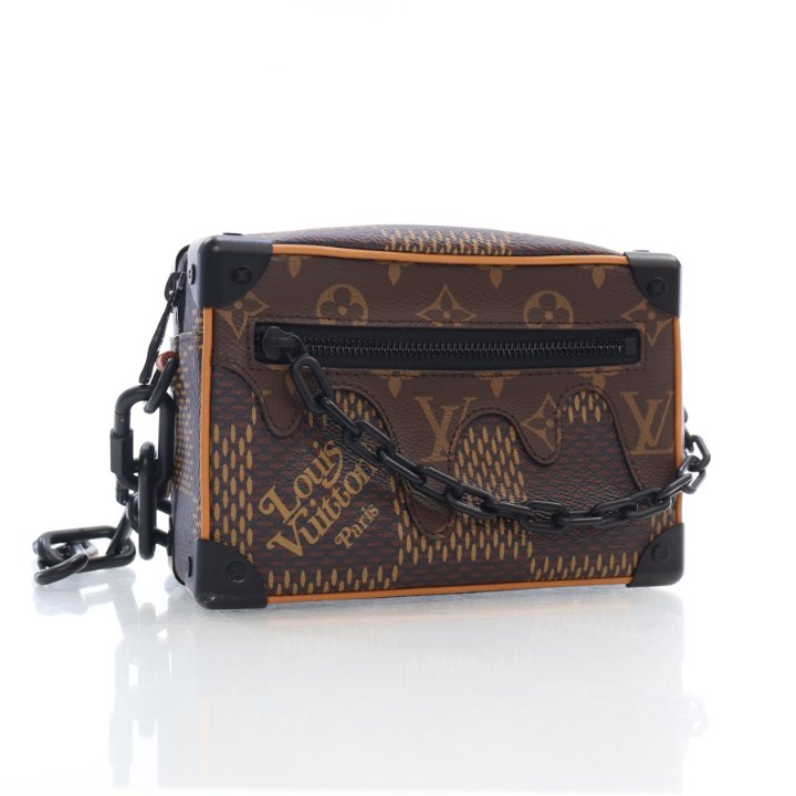 【LOUIS VUITTON x NIGO】Soft Trunk Damier Ebene Giant Mini LOUIS VUITTON X NIGO Giant Damier Ebene Monogram Mini Soft