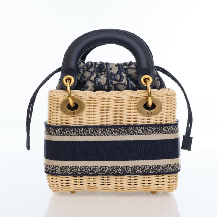 Dior Wicker Oblique Mini Lady Dior - Luxe Du Jour