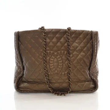 Chanel Istanbul Tote Metallic Bronze Calfskin