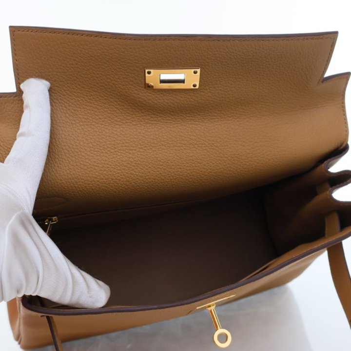Hermes Kelly 28 Biscuit Togo Luxe Du Jour
