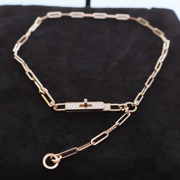 Hermes Kelly Chaine Lariat Necklace - Luxe Du Jour