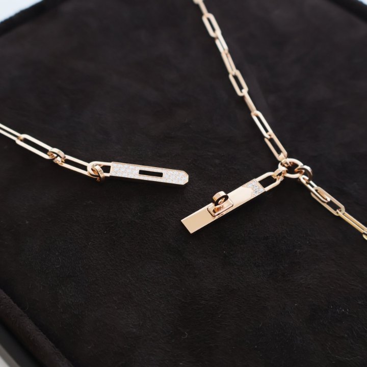 Hermes ペンダント Kelly Chaine lariat necklace, small mode Kelly Chaine lariat necklace, small model | Hermès USA